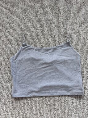 wild fable Light Gray Cropped Spaghetti Strap Camisole